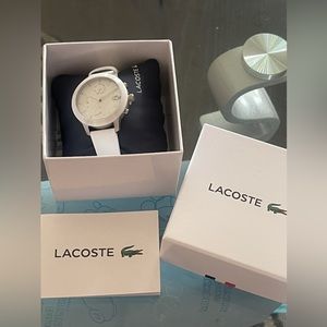 Lacoste white watches for women